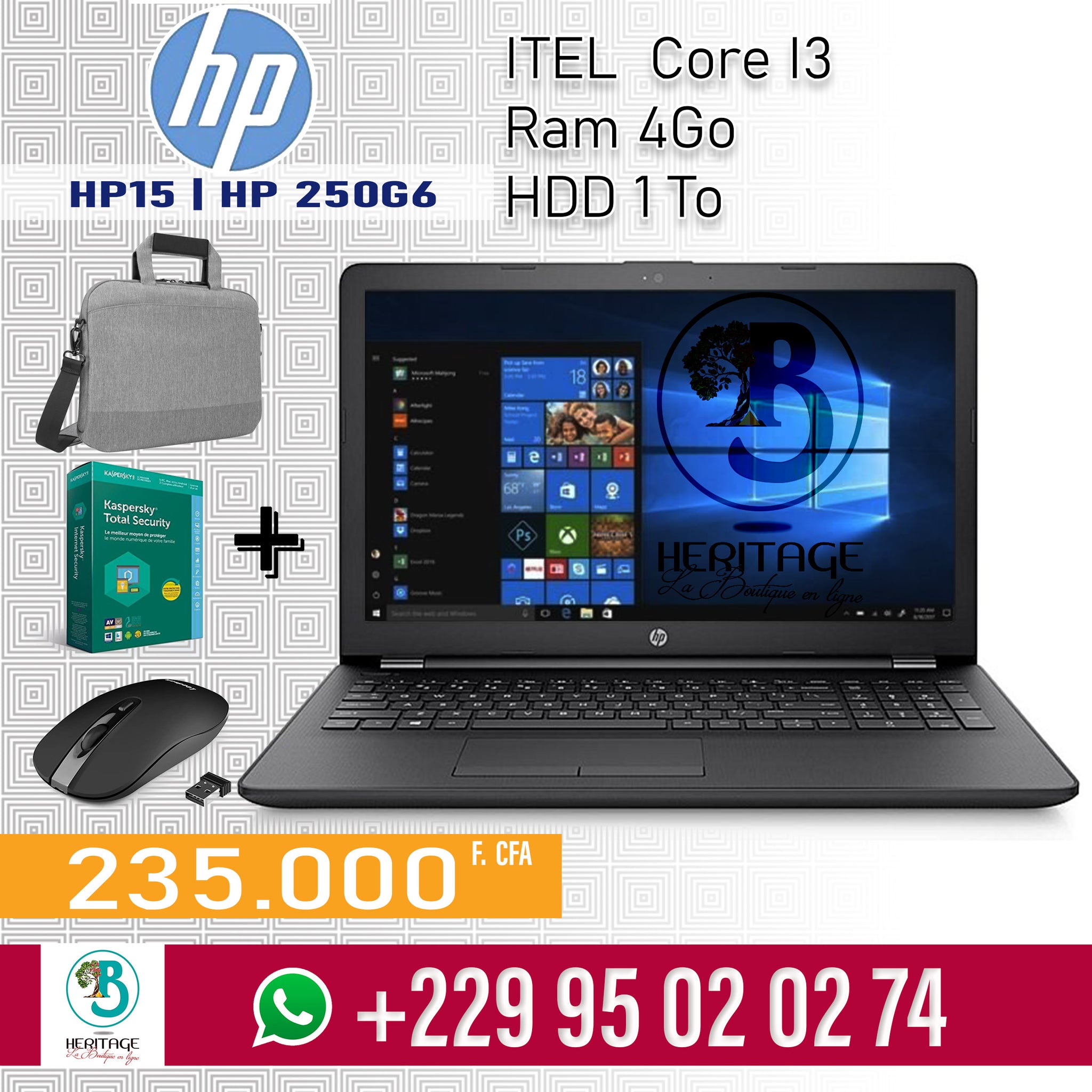 Hp 250G6 core i3